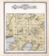 Township 40 N., Range 16 W., Oakland, Yellow Lake, Loon, Minnie, Crooked, Johnson, Connor's Lake, Frensted, Burnett County 1915